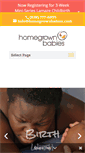 Mobile Screenshot of homegrownbabies.com